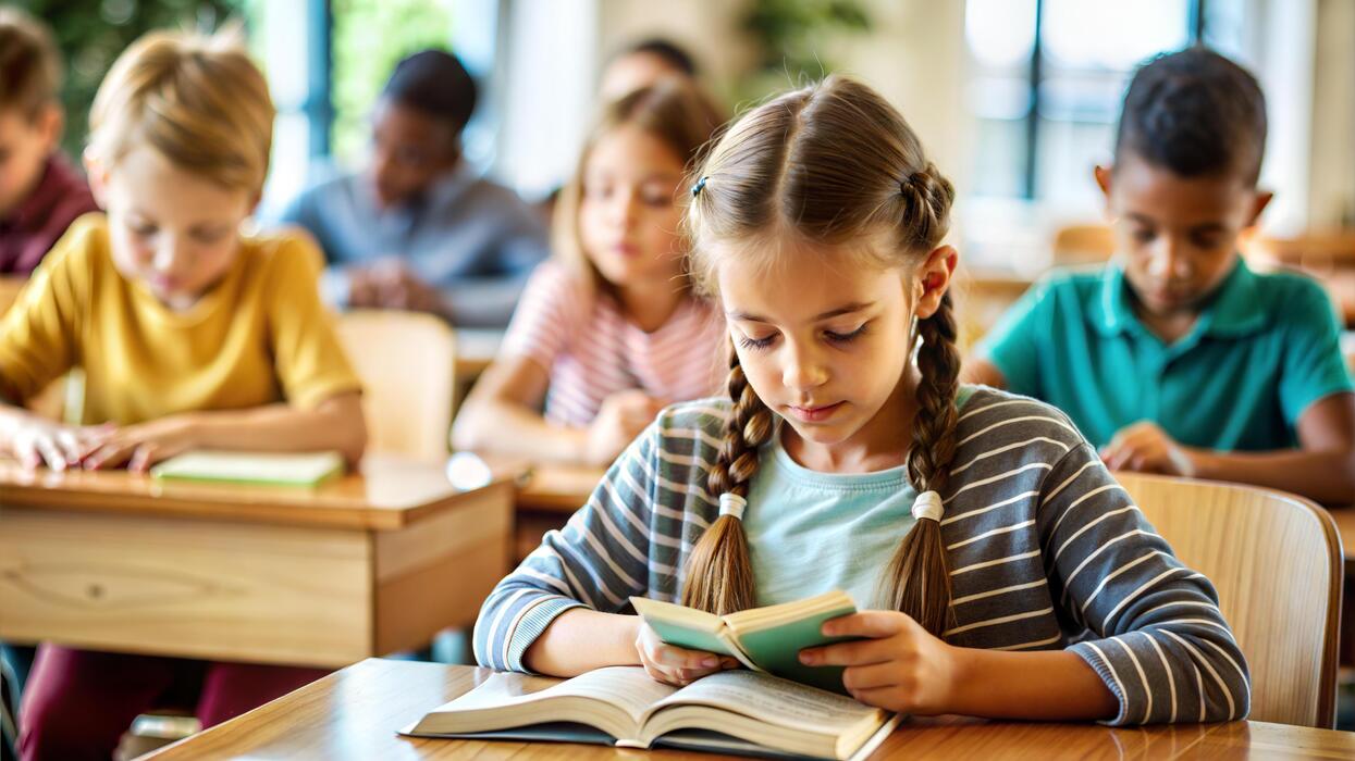 Étudiants collaborant